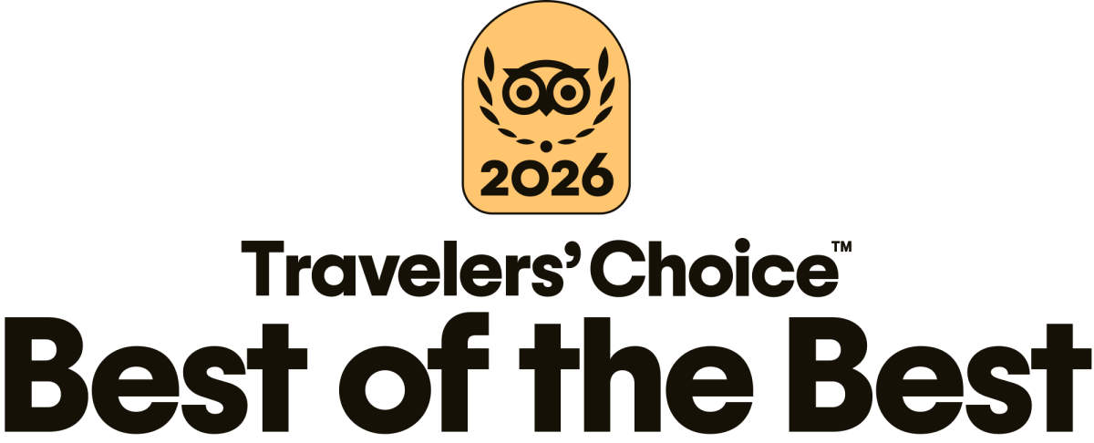 Tripadvisor 2026 Travelers' Choice Best of the Best award logo.